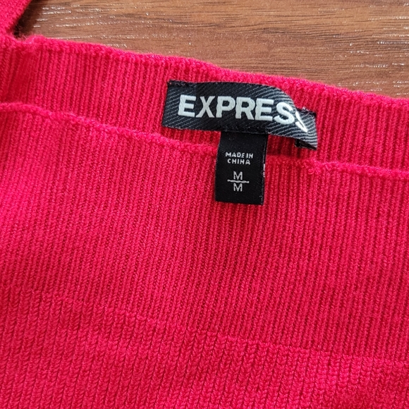 Express Red Sweater - Picture 2 of 2